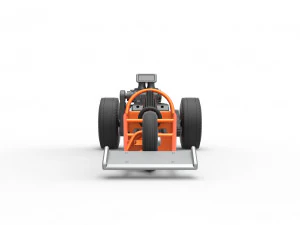 Rear engine old school three wheeled dragster Scale 1 to 25 3D Print Model