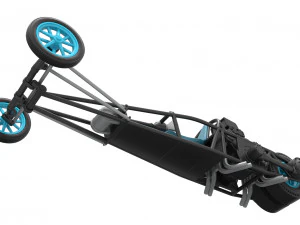 Rear engine old school dragster Version 2 Scale 1 to 25 3D Print Model