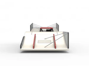 Vintage Outlaw dirt late model race car Scale 1 to 25 3D Print Model