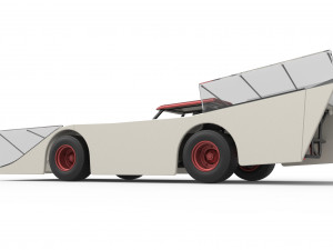 Vintage Outlaw dirt late model race car Scale 1 to 25 3D-Druckmodell