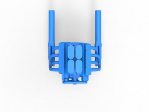 Engine V8 for Vintage Sprint car Scale 1 to 25 3D 프린트 모델