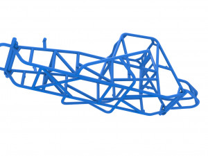 Frame for Vintage Sprint car Scale 1 to 25 Model Cetak 3D