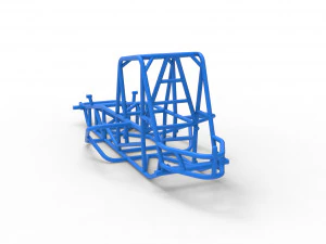 Frame for Vintage Sprint car Scale 1 to 25 3D Print Model