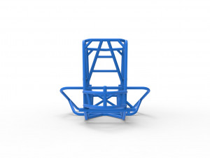 Frame for Vintage Sprint car Scale 1 to 25 Model Cetak 3D