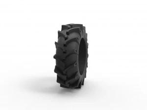 Offroad tire 123 Scale 1 to 25 3D Print Model