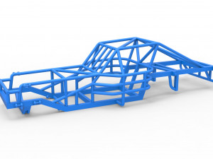 Frame of Outlaw Figure 8 Modified stock car Scale 1 to 25 3Dプリントモデル