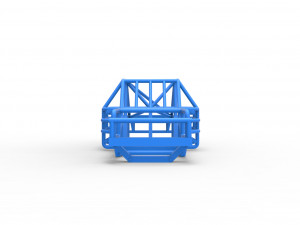 Frame of Outlaw Figure 8 Modified stock car Scale 1 to 25 Model Cetak 3D