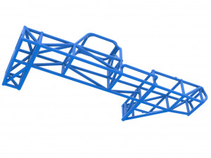 Frame of Supermodified rear engine race car Scale 1 to 25 Model Cetak 3D