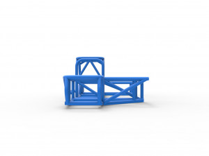 Frame of Supermodified rear engine race car Scale 1 to 25 Model Cetak 3D