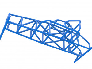 Frame of Supermodified front engine race car V2 Scale 1 to 25 Modelo de impresión 3D