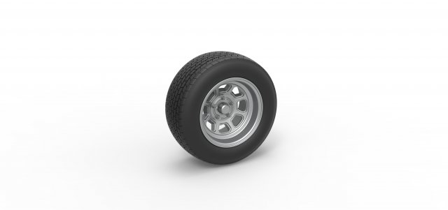 Wheel of Dirt Modified stock car V1 Scale 1 to 25 3D Принт Модель .c4d .max .obj .3ds .fbx .stl .blend 