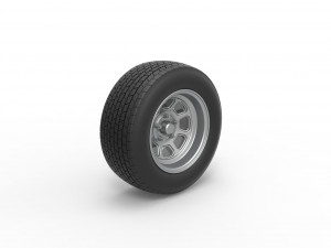 Wheel of Dirt Modified stock car V1 Scale 1 to 25 3D Принт Модель