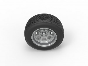 Wheel of Dirt Modified stock car V1 Scale 1 to 25 3D Принт Модель