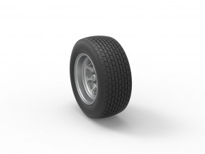 Wheel of Dirt Modified stock car V1 Scale 1 to 25 3D Принт Модель