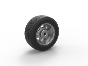 Wheel of Dirt Modified stock car V1 Scale 1 to 25 3D Принт Модель