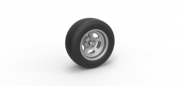 Wheel of Dirt Modified stock car V2 Scale 1 to 25 3D Принт Модель .c4d .max .obj .3ds .fbx .stl .blend 
