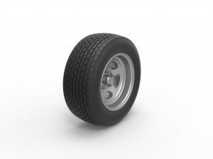 Wheel of Dirt Modified stock car V2 Scale 1 to 25 3D Принт Модель