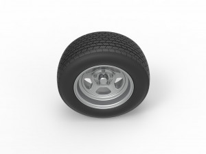 Wheel of Dirt Modified stock car V2 Scale 1 to 25 3D Принт Модель