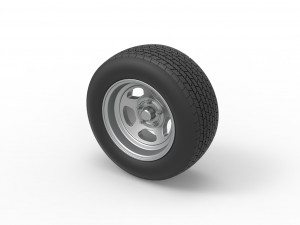 Wheel of Dirt Modified stock car V2 Scale 1 to 25 3D Принт Модель