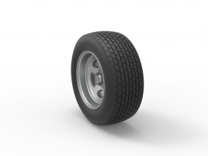 Wheel of Dirt Modified stock car V2 Scale 1 to 25 3D Принт Модель