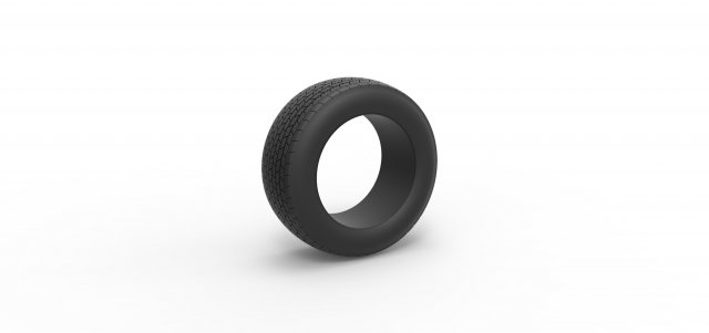 Tire of Dirt Modified stock car V1 Scale 1 to 25 3D Print Model .c4d .max .obj .3ds .fbx .stl .blend 