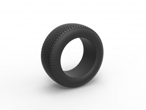 Tire of Dirt Modified stock car V2 Scale 1 to 25 3Dプリントモデル