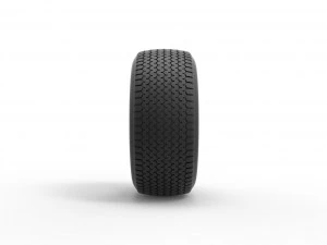 Tire of Dirt Modified stock car V2 Scale 1 to 25 3D Print Model