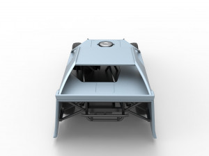 Dirt Modified stock car Scale 1 to 25 3D-printmodel