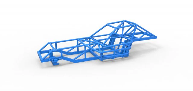 Frame of Dirt Modified stock car Scale 1 to 25 3D Print Model .c4d .max .obj .3ds .fbx .stl .blend 