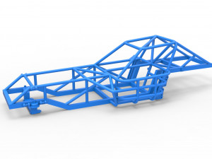 Frame of Dirt Modified stock car Scale 1 to 25 3D प्रिंट मॉडल