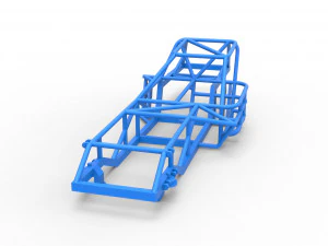 Frame of Dirt Modified stock car Scale 1 to 25 3D Print Model