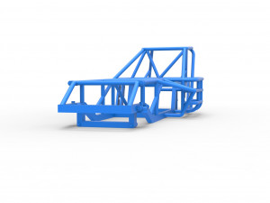 Frame of Dirt Modified stock car Scale 1 to 25 Model do druku 3D