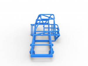 Frame of Dirt Modified stock car Scale 1 to 25 Model do druku 3D