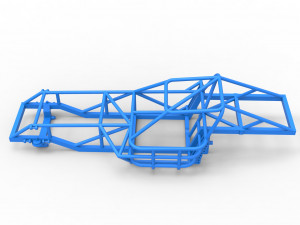 Frame of Dirt Modified stock car Scale 1 to 25 Model do druku 3D
