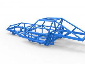 Frame of Dirt Modified stock car Scale 1 to 25 3D Print Model