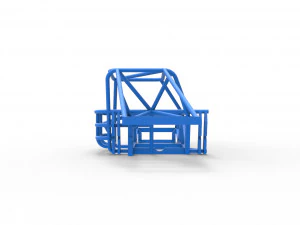 Frame of Dirt Modified stock car Scale 1 to 25 3D Print Model