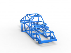 Frame of Dirt Modified stock car Scale 1 to 25 Model do druku 3D