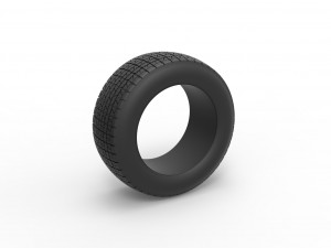 Tire of Dirt Modified stock car V3 Scale 1 to 25 3D Baskı Modeli