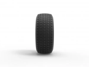 Pneu de Dirt Modificado stock car V3 Escala 1 a 25 Modelo de Impressão 3D