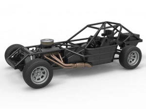 Стандартный автомобиль, модифицированный в грязи, базовый масштаб от 1 до 25. 3D Принт Модель