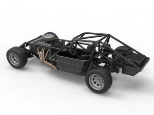 Dirt Modified stock car Base Scale 1 to 25 3D Print Model