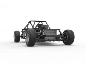 Dirt Modified stock car Base Scale 1 to 25 3D Print Model