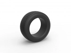 Tire of Dirt Gemodificeerde stockcar V4 Schaal 1 tot 25 3D printmodel