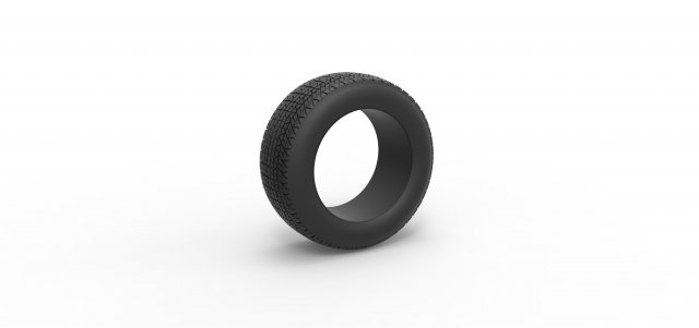 Tire of Dirt Modified stock car V5 Scale 1 to 25 3D-printmodel .c4d .max .obj .3ds .fbx .stl .blend 