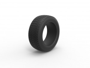 Tire of Dirt Modified stock car V5 Scale 1 to 25 3D-printmodel