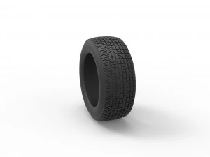 Tire of Dirt Modified stock car V5 Scale 1 to 25 3D Print Model