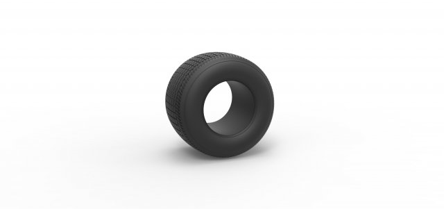 Dirt Sprint racing tire 25 Scale 1 to 25 3D प्रिंट मॉडल .c4d .max .obj .3ds .fbx .stl .blend 
