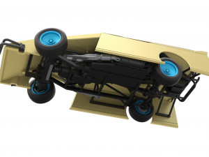 Dirt Modified stock car while turning Scale 1 to 25 3D Baskı Modeli