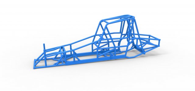Frame of Northeast Dirt Modified stock car Scale 1 to 25 3D Принт Модель .c4d .max .obj .3ds .fbx .stl .blend 