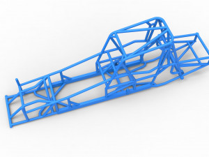 Frame of Northeast Dirt Modified stock car Scale 1 to 25 3D Принт Модель